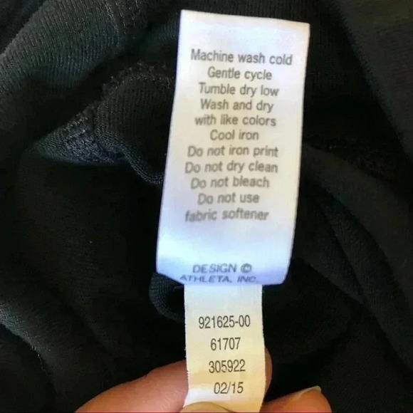 Athleta Chaturanga Capri  Crop Leggings Black Small - Picture 9 of 15